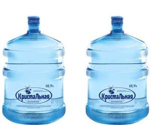 Вода «Кристальная» обогащенная кислородом 18,9 л, 2 шт.